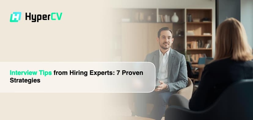 Interview Tips from Hiring Experts: 7 Proven Strategies