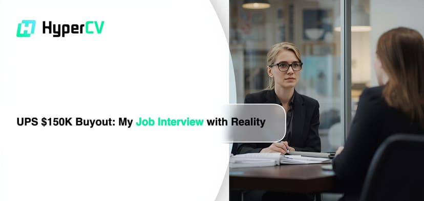 UPS $150K Buyout: My Job Interview with Reality