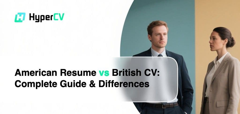 American Resume vs British CV: Complete Guide & Differences
