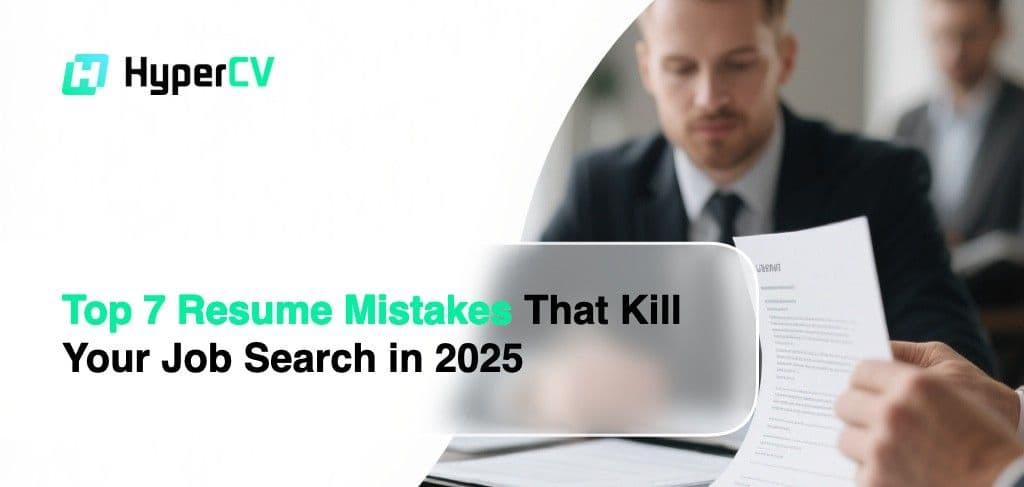 Top 7 Resume Mistakes That Kill Your Job Search in 2025